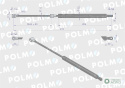 Siłownik szyby przedniej L max. 215mm 65499068 DIETEG POLMO