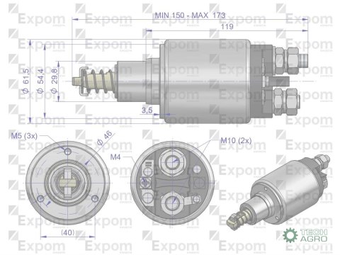 WYŁĄCZNIK ROZR.C330/360 N/T EXPOM 0331401040