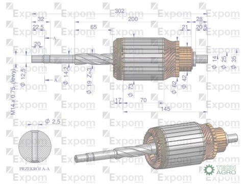 Wirnik rozrusznika C-328 R5 EXPOM KWIDZYN eu Wirnik rozrusznika C-328 R5 EXPOM KWIDZYN eu