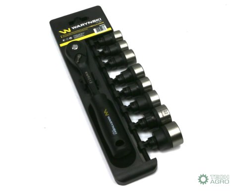 Zestaw L nasadek 3/8 15 16 17 18 19 20 22 24 mm z grzechotką Waryński Zestaw L nasadek 3/8 15 16 17 18 19 20 22 24 mm z grzechotką Waryński