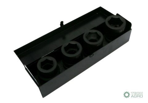 Zestaw nasadek udarowych 1" 4 cz. 27. 32. 33. 36 mm ze stali CrMo DIN 3129 Waryński Zestaw nasadek udarowych 1" 4 cz. 27. 32. 33. 36 mm ze stali CrMo DIN 3129 Waryński