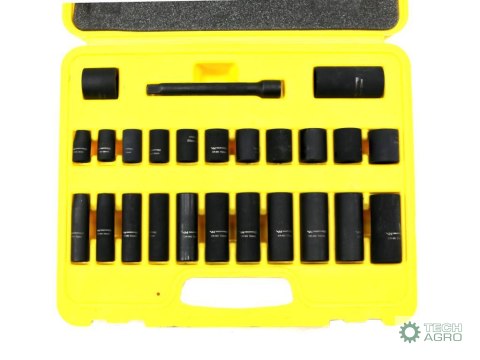 Zestaw nasadek udarowych 3/8" 25 el. Waryński Zestaw nasadek udarowych 3/8" 25 el. Waryński