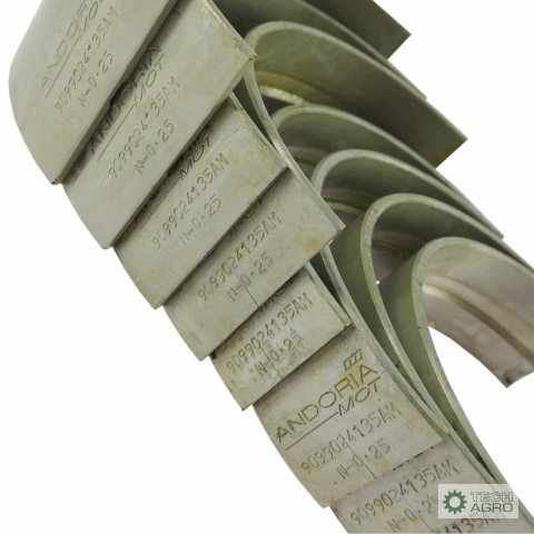 Komplet panewek głównych N-0,25 (I szlif) Ursus MF3 ANDORIA - MOT Komplet panewek głównych N-0,25 (I szlif) Ursus MF3 ANDORIA - MOT