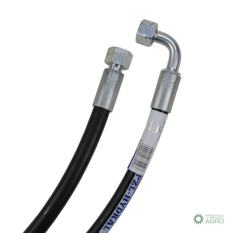 Przewód hydrauliczny 180 bar gwint M18x1,5 prosta - kolanko (DKOL - DKOL 90 stopni) L-800mm DN10-1SN (AK-10-800, P11P12) Przewód hydrauliczny 180 bar gwint M18x1,5 prosta - kolanko (DKOL - DKOL 90 stopni) L-800mm DN10-1SN (AK-10-800, P11P12)