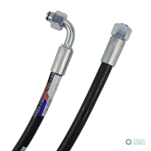 Przewód hydrauliczny gwint M18x1,5 prosta - kolanko ( DKOL - DKOL 90 stopni) L-2000mm DN10-1SN (AK-10-2000, P11P12) 18MP Przewód hydrauliczny gwint M18x1,5 prosta - kolanko ( DKOL - DKOL 90 stopni) L-2000mm DN10-1SN (AK-10-2000, P11P12) 18MP
