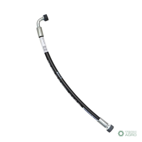 Przewód hydrauliczny gwint M18x1,5 prosta - kolanko ( DKOL - DKOL 90 stopni) L-500mm DN10-1SN (AK-10-500, P11P12) 18MPa Przewód hydrauliczny gwint M18x1,5 prosta - kolanko ( DKOL - DKOL 90 stopni) L-500mm DN10-1SN (AK-10-500, P11P12) 18MPa