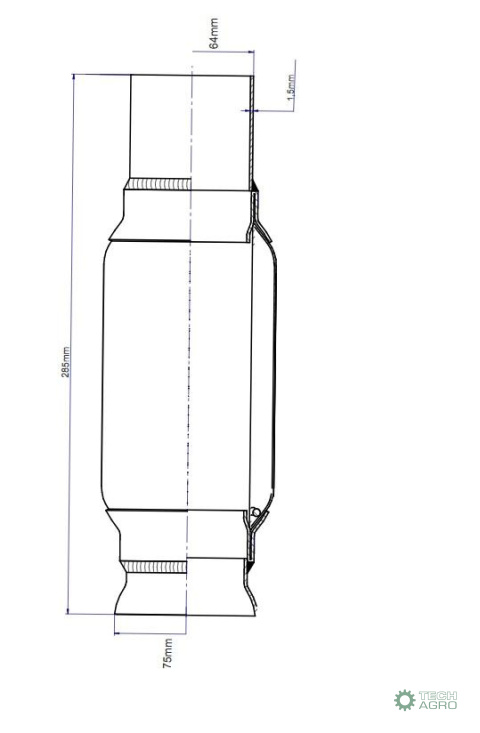 Rura elastyczna AL114384 John Deere ANDORIA - MOT Rura elastyczna AL114384 John Deere ANDORIA - MOT
