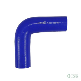 Kolano silikonowe uniwersalne fi-40 L-150/150 ANDORIA - MOT