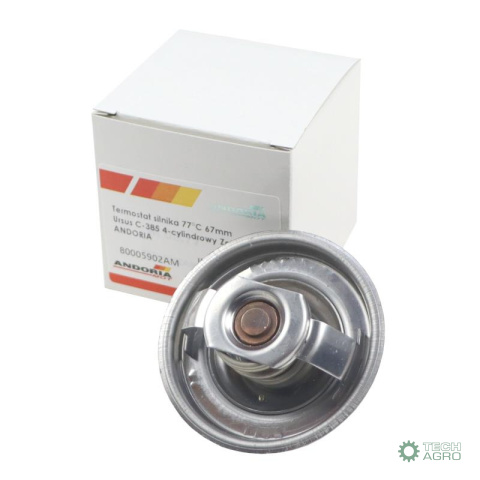 Termostat silnika 77C 67mm Ursus C-385 4-cylindrowy Zetor ANDORIA Termostat silnika 77C 67mm Ursus C-385 4-cylindrowy Zetor ANDORIA