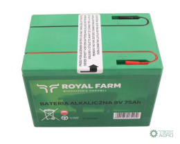 Bateria alkaliczna 75Ah 9V ROYAL FARM 201031002