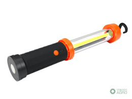 Latarka warsztatowa LED COB 600 lm ładowana kablem 1,5m USB Teger