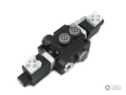Rozdzielacz hydrauliczny 1-sekcyjny sterowany elektrycznie 12V 40L VOIMA Rozdzielacz hydrauliczny 1-sekcyjny sterowany elektrycznie 12V 40L VOIMA
