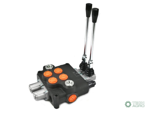Rozdzielacz hydrauliczny 2-sekcyjny 120L VOIMA Rozdzielacz hydrauliczny 2-sekcyjny 120L VOIMA