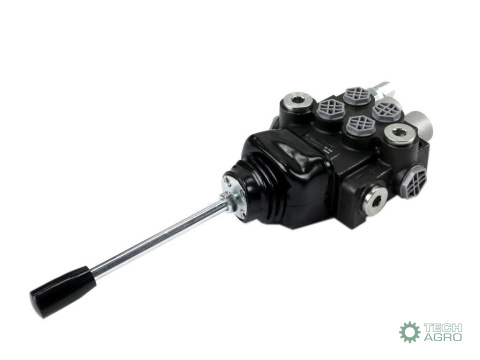 Rozdzielacz hydrauliczny 2-sekcyjny 40L z joystickiem VOIMA Rozdzielacz hydrauliczny 2-sekcyjny 40L z joystickiem VOIMA