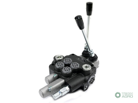 Rozdzielacz hydrauliczny 2-sekcyjny 80L (1-sekcja pływająca) VOIMA Rozdzielacz hydrauliczny 2-sekcyjny 80L (1-sekcja pływająca) VOIMA