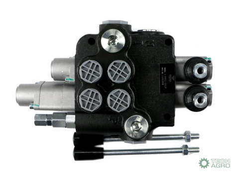 Rozdzielacz hydrauliczny 2-sekcyjny 80L (1-sekcja pływająca) VOIMA Rozdzielacz hydrauliczny 2-sekcyjny 80L (1-sekcja pływająca) VOIMA