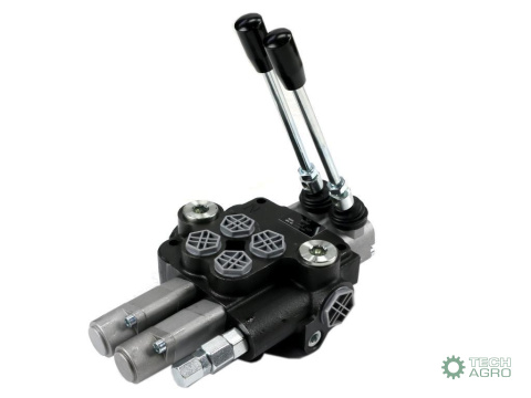Rozdzielacz hydrauliczny 2-sekcyjny 80L (2-sekcje pływające) VOIMA Rozdzielacz hydrauliczny 2-sekcyjny 80L (2-sekcje pływające) VOIMA