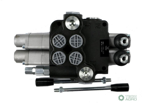 Rozdzielacz hydrauliczny 2-sekcyjny 80L (2-sekcje pływające) VOIMA Rozdzielacz hydrauliczny 2-sekcyjny 80L (2-sekcje pływające) VOIMA