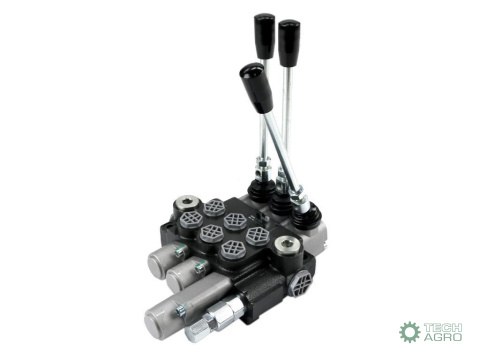 Rozdzielacz hydrauliczny 3-sekcyjny 40L (1-sekcja pływająca) VOIMA Rozdzielacz hydrauliczny 3-sekcyjny 40L (1-sekcja pływająca) VOIMA