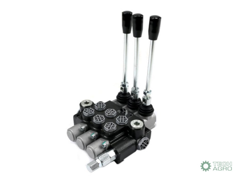 Rozdzielacz hydrauliczny 3-sekcyjny 40L VOIMA Rozdzielacz hydrauliczny 3-sekcyjny 40L VOIMA