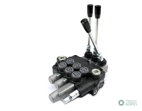 Rozdzielacz hydrauliczny 3-sekcyjny 80L (1-sekcja pływająca) VOIMA Rozdzielacz hydrauliczny 3-sekcyjny 80L (1-sekcja pływająca) VOIMA