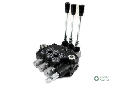 Rozdzielacz hydrauliczny 3-sekcyjny 80L VOIMA Rozdzielacz hydrauliczny 3-sekcyjny 80L VOIMA