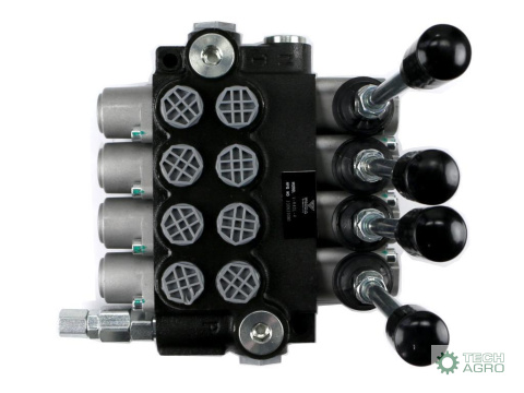 Rozdzielacz hydrauliczny 4-sekcyjny 40L VOIMA Rozdzielacz hydrauliczny 4-sekcyjny 40L VOIMA