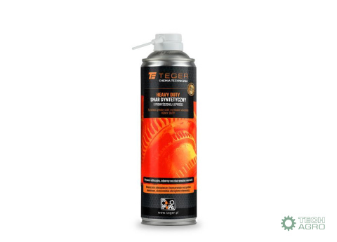 Smar syntetyczny o podwyższonej lepkości - HEAVY DUTY -30 °C do 200 °C, 500ml, Teger
