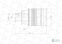 Szybkozłącze hydrauliczne gniazdo EURO M16x1.5 GZ Push-pull (9100816G) VOIMA