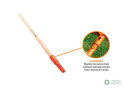 Trzonek drewniany 80cm (mocowanie CLICK) / TEGER (pakowane po 10 szt.)