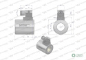 Cewka dzielnika elektrozaworu W-E12DVS6/2-80L. W-E12DVS3/2-80L 220V AC 48W Waryński