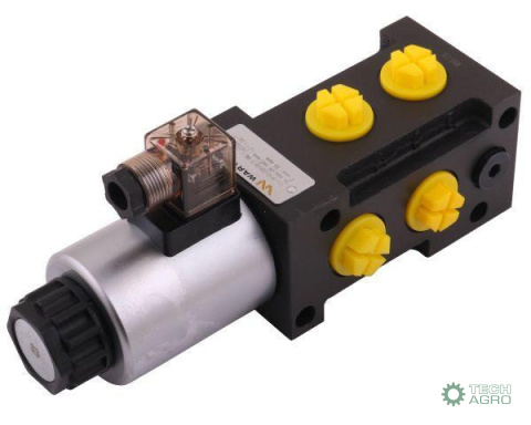 Dzielnik. zawór. elektrozawór kierunkowy elektromagnetyczny kontroli W-E12DVS6/2-80L G1/2" 80L (24V DC) Waryński Dzielnik. zawór. elektrozawór kierunkowy elektromagnetyczny kontroli W-E12DVS6/2-80L G1/2" 80L (24V DC) Waryński