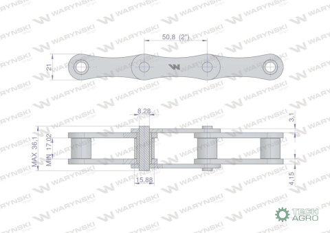 Łańcuch 216B-3Ps zastosowanie Prasa Rolująca Krone 9220100 Waryński ( sprzedawany po 100 ) Łańcuch 216B-3Ps zastosowanie Prasa Rolująca Krone 9220100 Waryński ( sprzedawany po 100 )