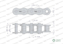 ŁAŃCUCH R1 1/1 16BH-1 WARYŃSKI 2,5MB