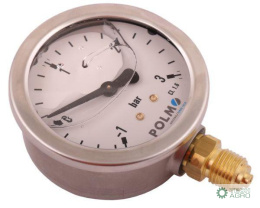 MANOWAKUOMETR GLIC.M63(-1DO 3 BAR)G1/4