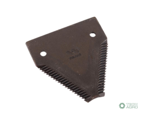 Nóż żniwny 82x76x2.8mm otwór 5.5 grube zęby zastosowanie 365110G New Holland WARYŃSKI ( sprzedawane po 25 ) Nóż żniwny 82x76x2.8mm otwór 5.5 grube zęby zastosowanie 365110G New Holland WARYŃSKI ( sprzedawane po 25 )