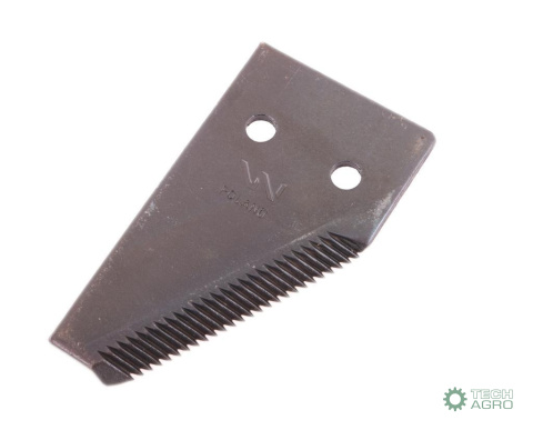 Nóż żniwny końcowy 84x45x3mm otwór 6.5 24 zęby zastosowanie 6112041 Claas WARYŃSKI ( sprzedawane po 25 ) Nóż żniwny końcowy 84x45x3mm otwór 6.5 24 zęby zastosowanie 6112041 Claas WARYŃSKI ( sprzedawane po 25 )