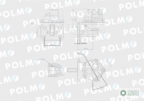 Pompa zasilająca 130300080739 POLMO Pompa zasilająca 130300080739 POLMO