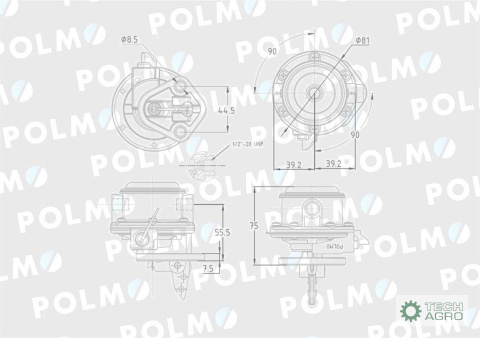 Pompa zasilająca 25061585 25066388 POLMO Pompa zasilająca 25061585 25066388 POLMO