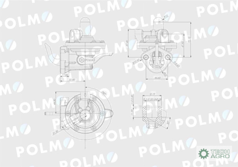 Pompa zasilająca 25066404 POLMO Pompa zasilająca 25066404 POLMO