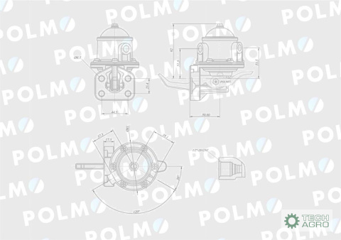 Pompa zasilająca 2641729 POLMO Pompa zasilająca 2641729 POLMO