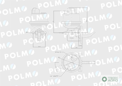 Pompa zasilająca 3904374 POLMO Pompa zasilająca 3904374 POLMO