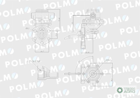 Pompa zasilająca 47108389 POLMO Pompa zasilająca 47108389 POLMO
