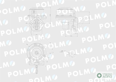 Pompa zasilająca AJ52379 POLMO Pompa zasilająca AJ52379 POLMO