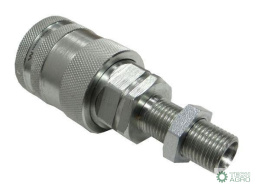 Szybkozłącze hydrauliczne gniazdo long M16x1.5 gwint zewnętrzny EURO PUSH-PULL (9100816GL) (ISO 7241-A) Waryński