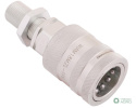Szybkozłącze hydrauliczne gniazdo long M18x1.5 gwint zewnętrzny EURO PUSH-PULL (9100818GL) (ISO 7241-A) Waryński (opakowanie 50