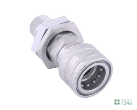 Szybkozłącze hydrauliczne gniazdo long M22x1.5 gwint zewnętrzny EURO (Adaptacja starego typu 504900) (9199822G/ST) (ISO 7241-A Szybkozłącze hydrauliczne gniazdo long M22x1.5 gwint zewnętrzny EURO (Adaptacja starego typu 504900) (9199822G/ST) (ISO 7241-A