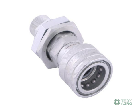 Szybkozłącze hydrauliczne gniazdo long M22x1.5 gwint zewnętrzny EURO (Adaptacja starego typu 504900) (9199822G/ST) (ISO 7241-A Szybkozłącze hydrauliczne gniazdo long M22x1.5 gwint zewnętrzny EURO (Adaptacja starego typu 504900) (9199822G/ST) (ISO 7241-A