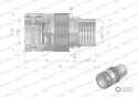 ZAWÓR GN.HYDR.EURO M22X1,5 GW ECWARYŃSKI