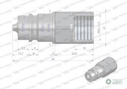 ZAWÓR WT.HYDR.EURO M22X1,5 GW WARYŃSKI
